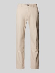 Slim Fit Chino mit Strukturmuster von MCNEAL Beige - 13