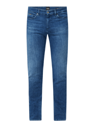 Slim Fit Jeans mit Stretch-Anteil Modell 'Delaware' von BOSS Blau - 19