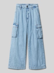 Flared Jeans mit aufgesetzten Pattentaschen von Blue Effect - 35