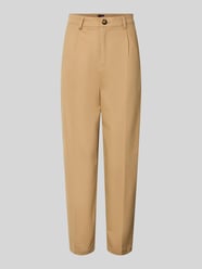 Stoffen broek met achterzakken van Stefanel Beige - 24