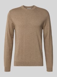 Regular Fit Strickpullover mit Kaschmir-Anteil Modell 'Halfdan' von Casual Friday Beige - 10