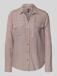 Regular fit overhemdblouse van pure viscose, model 'BUMPY' van Vero Moda Bordeaux - 45