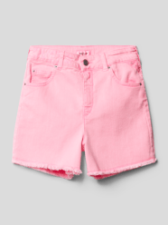 Korte broek met gerafelde zoom van Replay Roze - 31