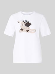 T-Shirt mit Label-Print von COMMA - 19