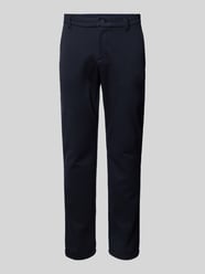 Slim Chino aus Jersey von Tom Tailor Blau - 37