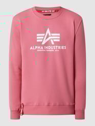 Sweatshirt mit Logo von Alpha Industries Rot - 25