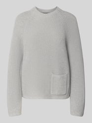 Sweter z czystej bawełny w kroju regular fit Model 'Riya' od Oui - 9