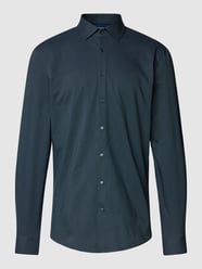 Slim Fit Business-Hemd mit Kentkragen von Jake*s Slim Fit Grün - 18