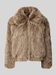 Jacke aus Kunstfell mit Reißverschluss von Stefanel - 12