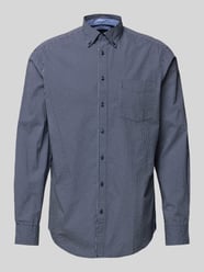 Regular Fit Freizeithemd mit Button-Down-Kragen von Christian Berg Men Blau - 22