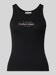 Top mit Label-Stitching Modell 'CONTOUR' von Calvin Klein Jeans - 39