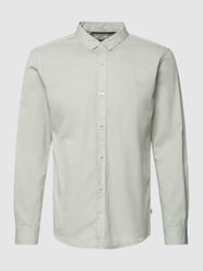 Slim fit vrijetijdsoverhemd met button-downkraag van QS by s.Oliver Groen - 27