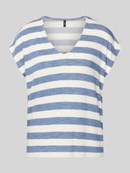 T-shirt o kroju regular fit z Mieszanka wiskozy Model 'LIRA' od ONLY - 29