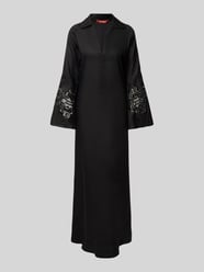 Leinenkleid mit Lochstickerei Modell 'STRANO' von Max Mara Studio - 35