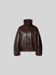 Oversized Jacke mit Leder-Anteil von Anine Bing - 5