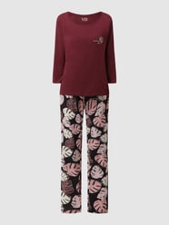 Pyjama aus Baumwolle von LASCANA Rosa - 28