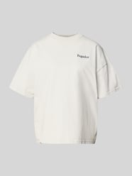 Oversized T-Shirt mit Label-Stitching Modell 'MARIALVA' von PEGADOR - 2