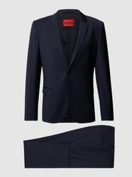 Extra Slim Fit Anzug mit Stretch-Anteil von HUGO Blau - 6