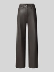 Kunstlederhose mit seitlichen Eingrifftaschen von MAC - 12