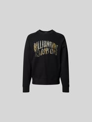 Sweatshirt mit Label-Print von Billionaire Boys Club Schwarz - 35