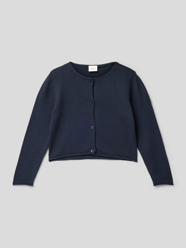 Strickjacke mit Rundhalsausschnitt von s.Oliver RED LABEL Blau - 20