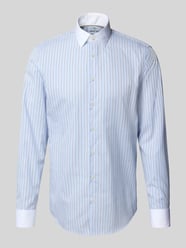 Regular Fit Freizeithemd aus Baumwolle mit Sportmanschetten von Jake*s - 5