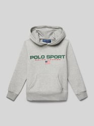 Hoodie met labelprint van Polo Sport Grijs / zwart - 47