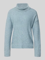 Golf o kroju oversized z cekinowym obszyciem model ‘ARIZONA LS SEQUINS’ od ONLY - 41