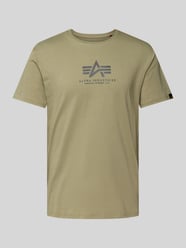 T-Shirt mit Label-Print von Alpha Industries - 36