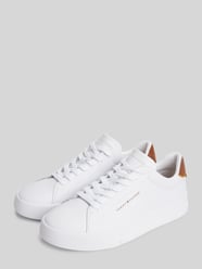 Sneaker aus Leder-Mix mit Label-Details von Tommy Hilfiger - 9