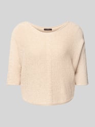 Strickpullover mit 1/2-Arm von Oui Beige - 23