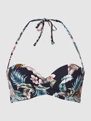 Bikini-Oberteil in Bandeau-Form von Esprit Blau / Türkis - 1