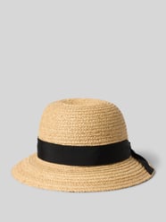 Strohhut in Glockenform Modell 'Raffia' von Loevenich Beige - 17