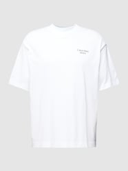 T-shirt z detalem z logo od Calvin Klein Jeans Biały - 47