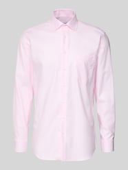 Regular Fit Businesshemd aus Big Twill von Seidensticker Pink - 13