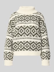 Golf o kroju regular fit ze wzorem na całej powierzchni model ‘CARIN’ od ONLY - 44