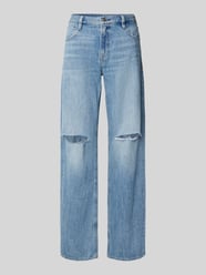 Loose fit jeans in destroyed-look, model 'Judee' van G-Star Raw - 12