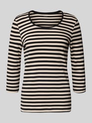 T-shirt z rękawem o dł. 3/4 i okrągłym dekoltem od Christian Berg Woman - 23