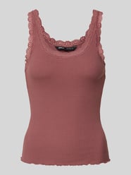 Regular Fit Tank Top mit Frill am Saum Modell 'SARA' von Only Pink - 30