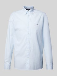Slim Fit Freizeithemd mit Button-Down-Kragen von Tommy Hilfiger Blau - 9
