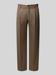 Regular Fit Bundfaltenhose aus Wolle von Selected - 12