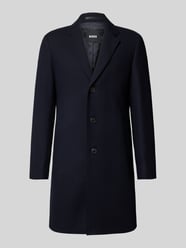 Slim Fit Mantel mit einreihiger Knopfleiste von BOSS - 21