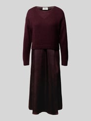 Maxikleid im Double-Layer-Look von ROBE LÉGÈRE Bordeaux - 3