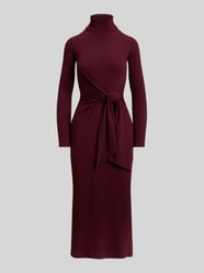 Regular fit vrijetijdsjurk van mix van katoen en modal van Lauren Ralph Lauren Bordeaux - 6
