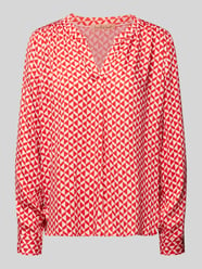 Regular Fit Bluse mit Tunikakragen von Smith and Soul Pink - 5