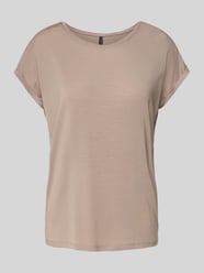 Loose Fit T-Shirt aus Lyocell-Mix Modell 'AVA' von Vero Moda Beige - 24