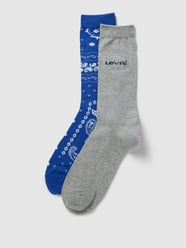 Socken mit Label-Details im 2er-Pack von Levi's® Blau - 28