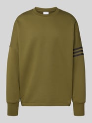 Oversized sweatshirt met ribboorden van adidas Originals - 9