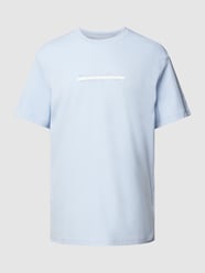 T-Shirt mit Label-Stitching von CK Calvin Klein Blau - 18