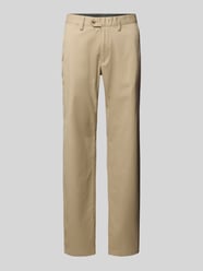 Chinos w kroju regular fit z francuskimi kieszeniami wpuszczanymi od Christian Berg Men - 48